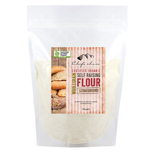 Flour Certified Organic Stoneground Self Raising Flour 500g